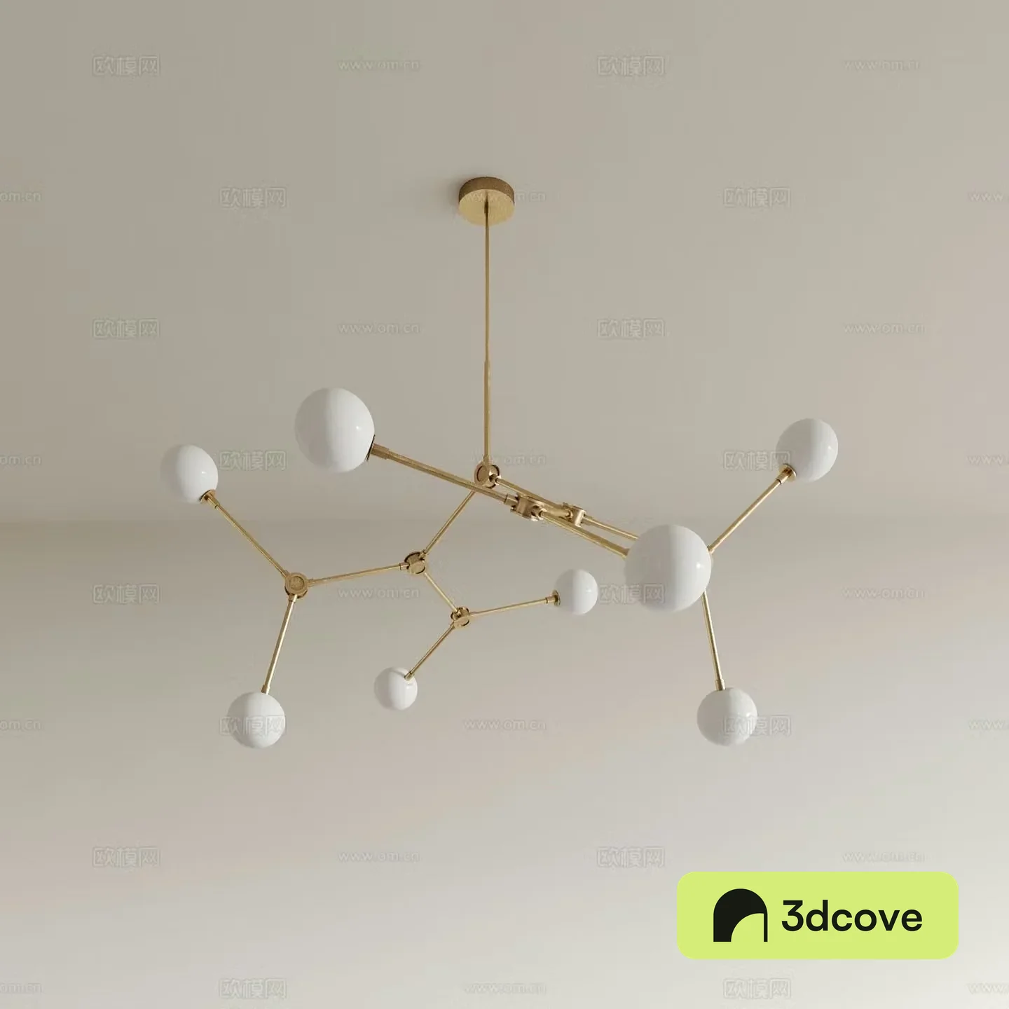 Light luxury chandelier restaurant chandelier