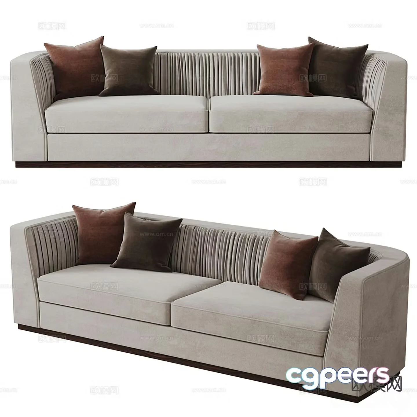 Miuzza loveseat 3d model