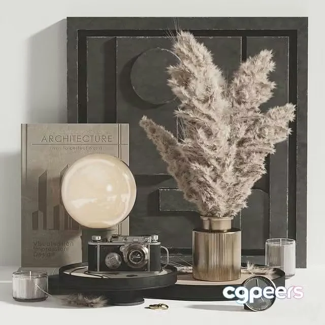 3ds Max Free – Pampas decor set