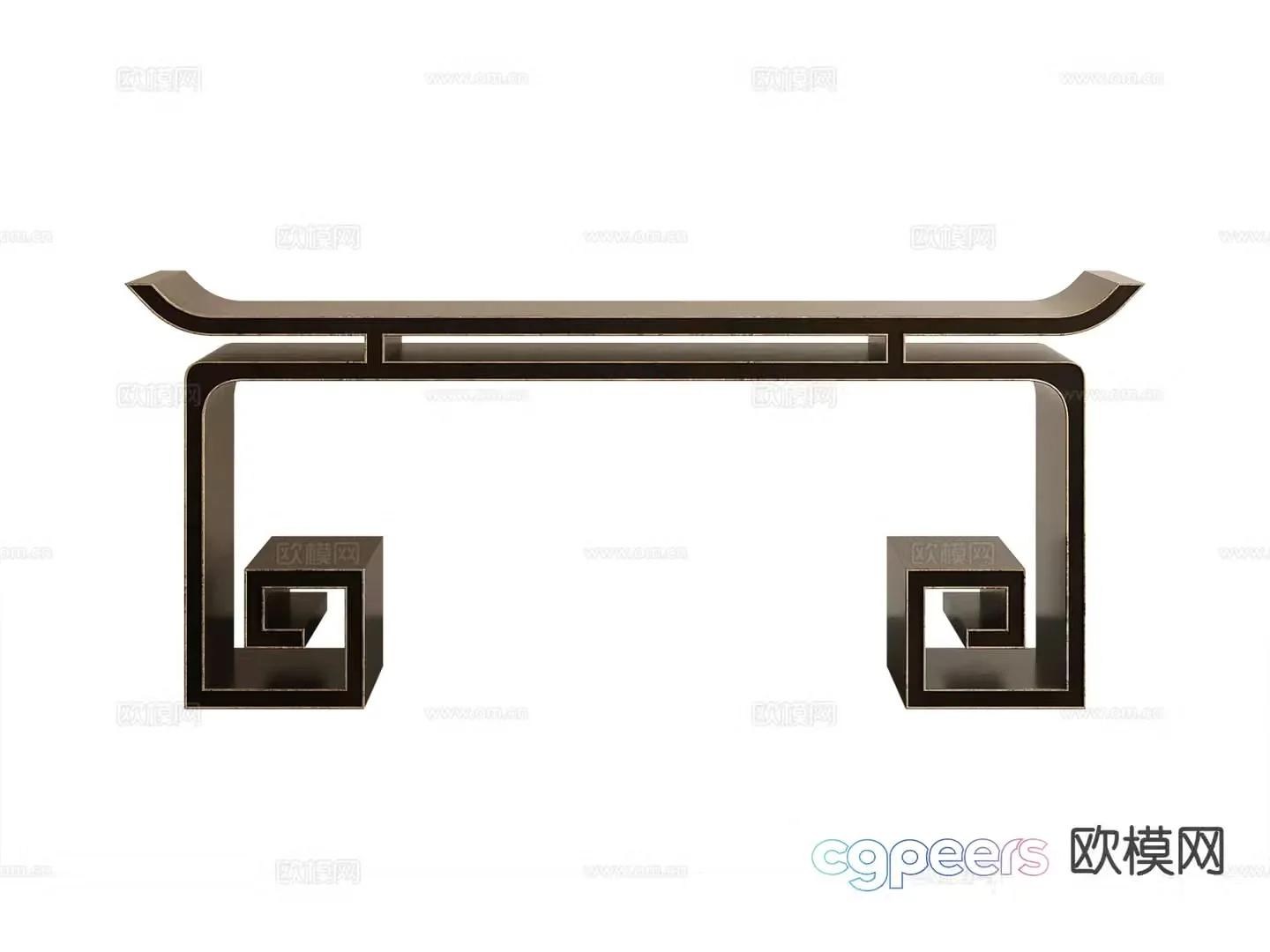 New Chinese-style Duanjingdai 3D model