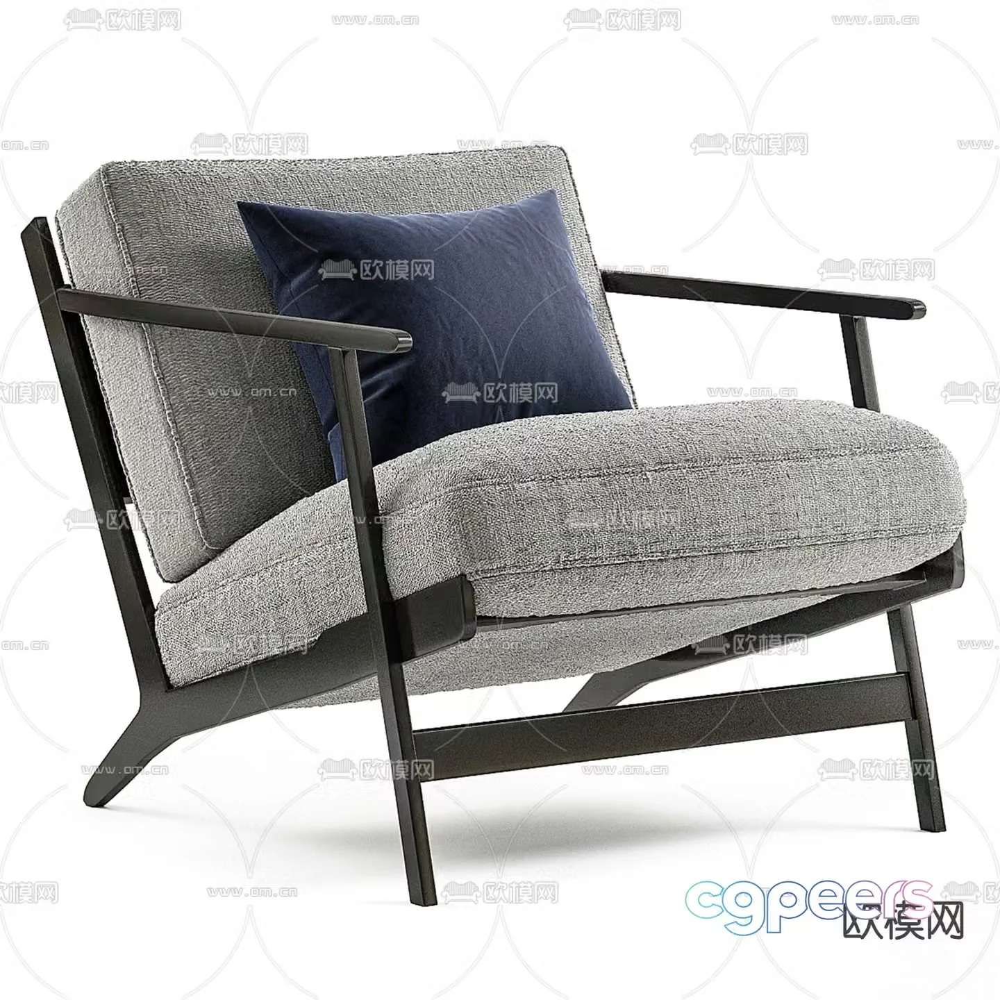 Venta Raylan lounge chair 3d model