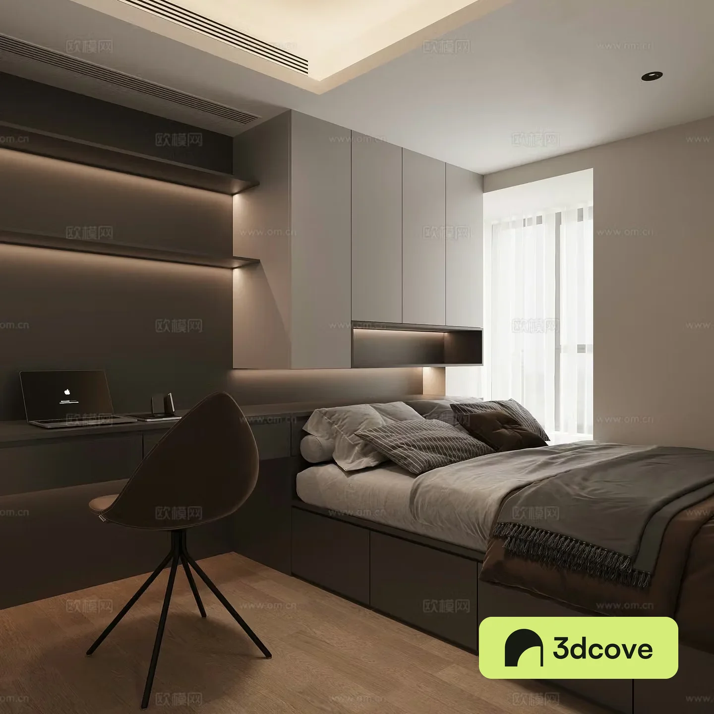 Modern tatami bedroom