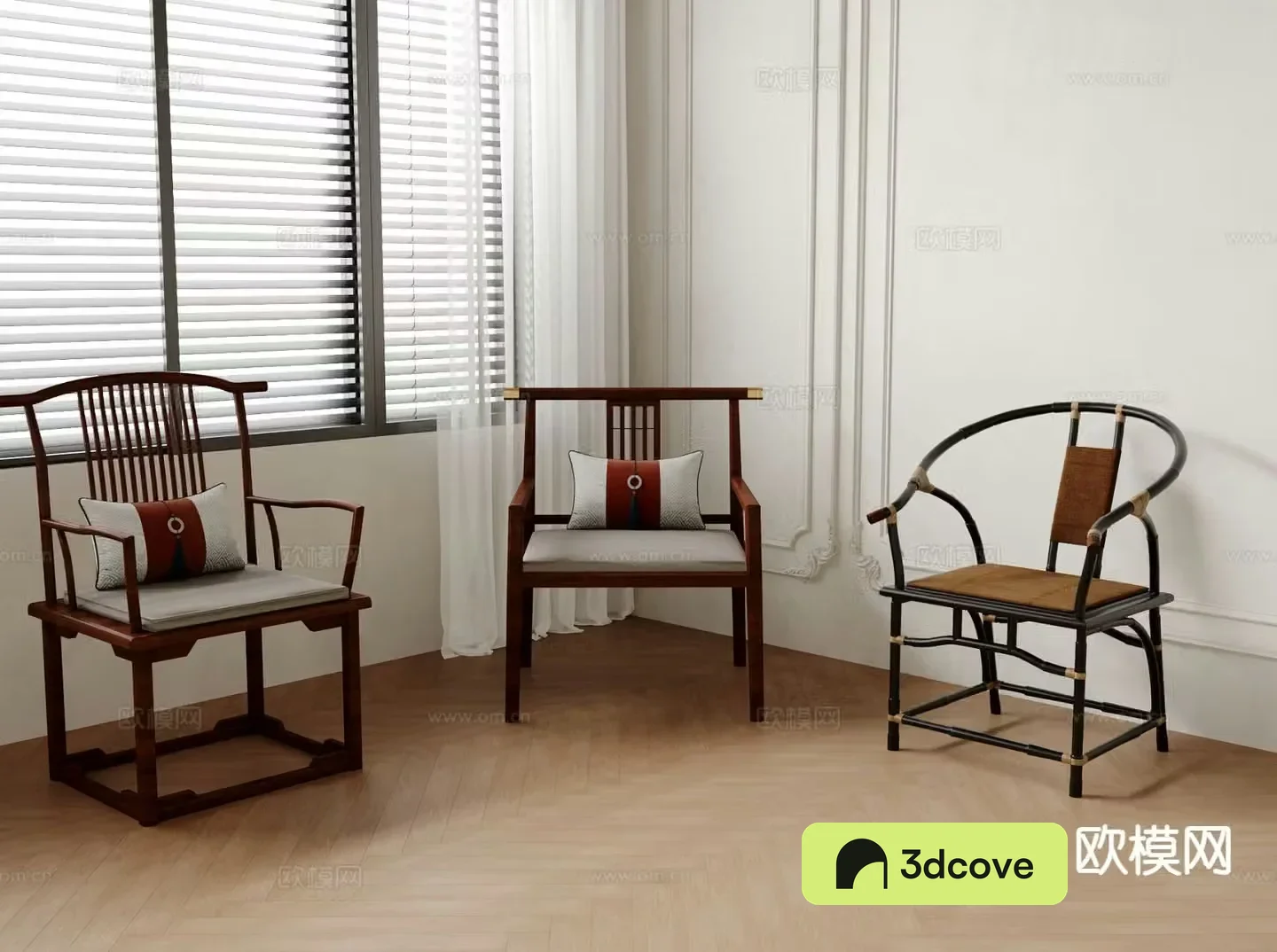 Chinese style chair Taishi chair armchair
