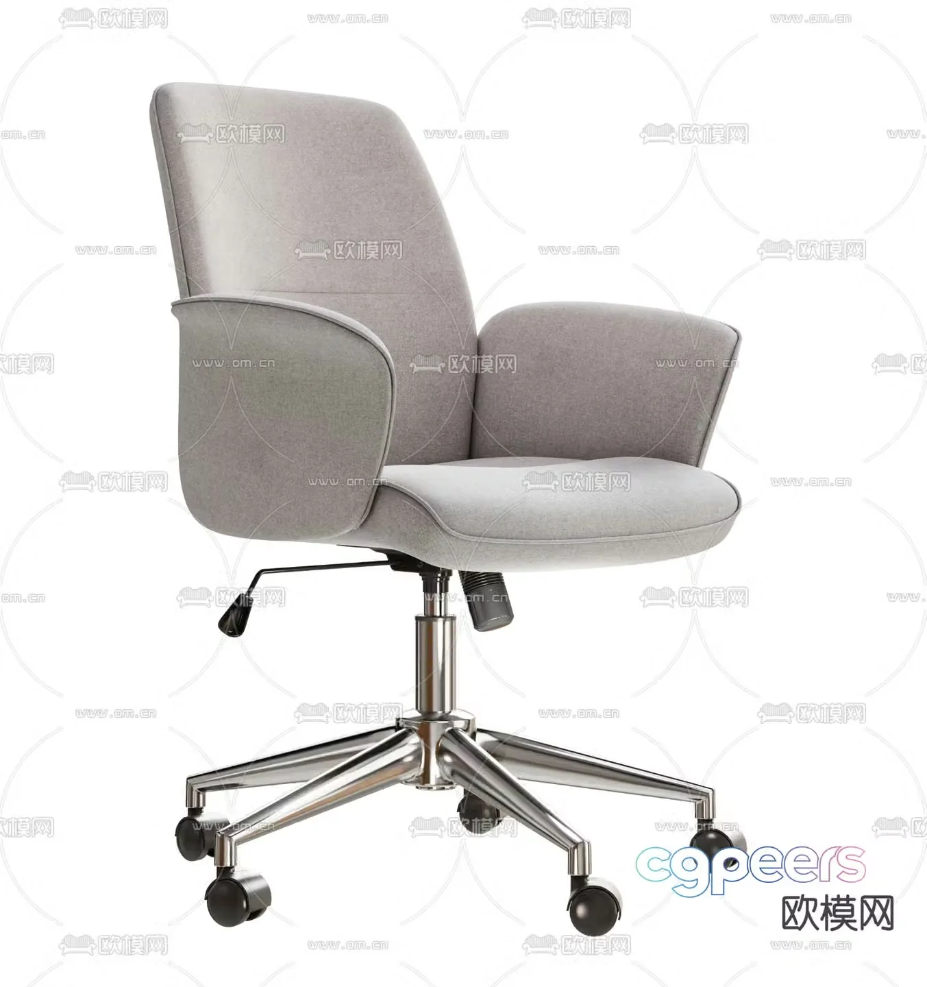 Modern office chair staff chair shift chair 3d model