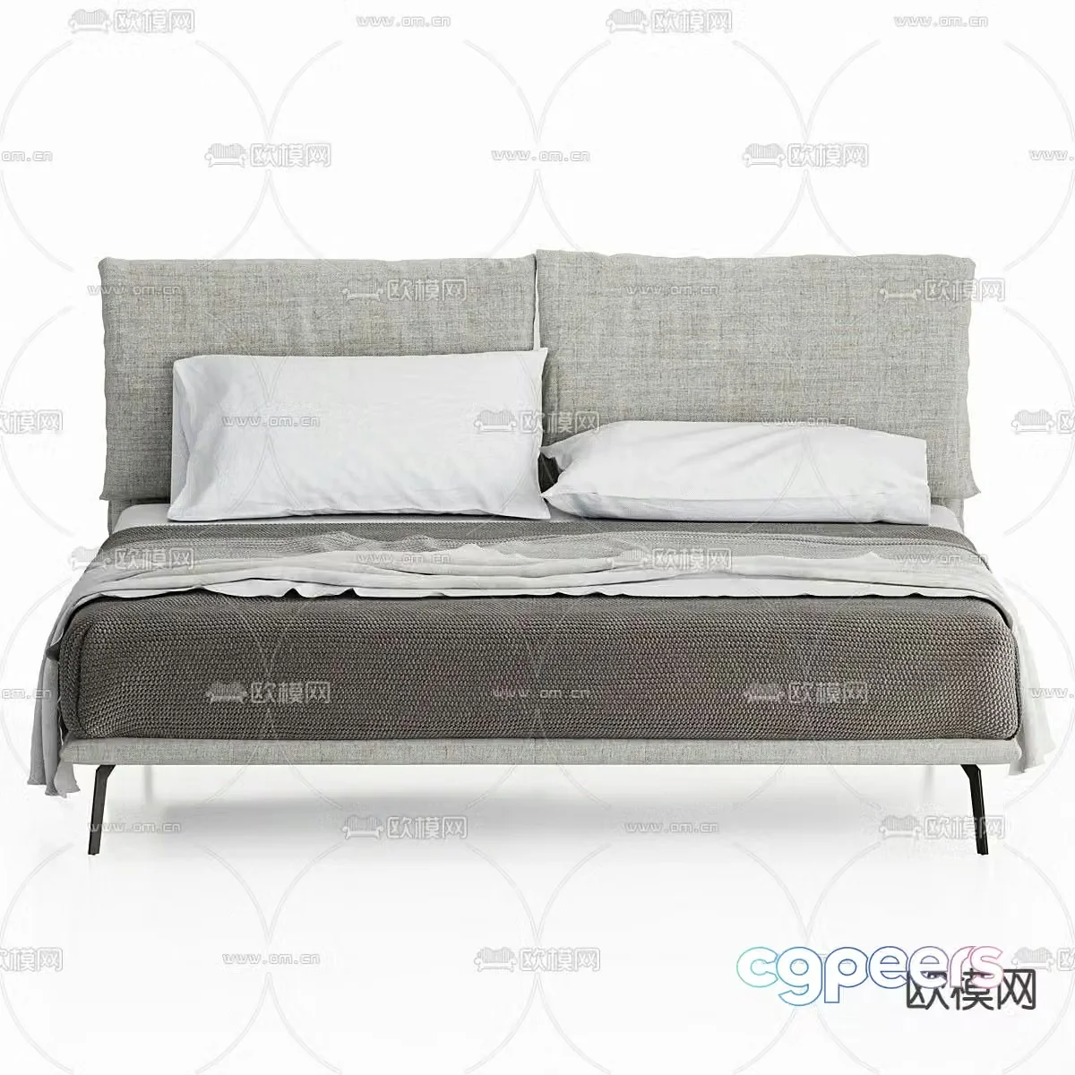 CALLIGARIS LANDA double bed 3d model