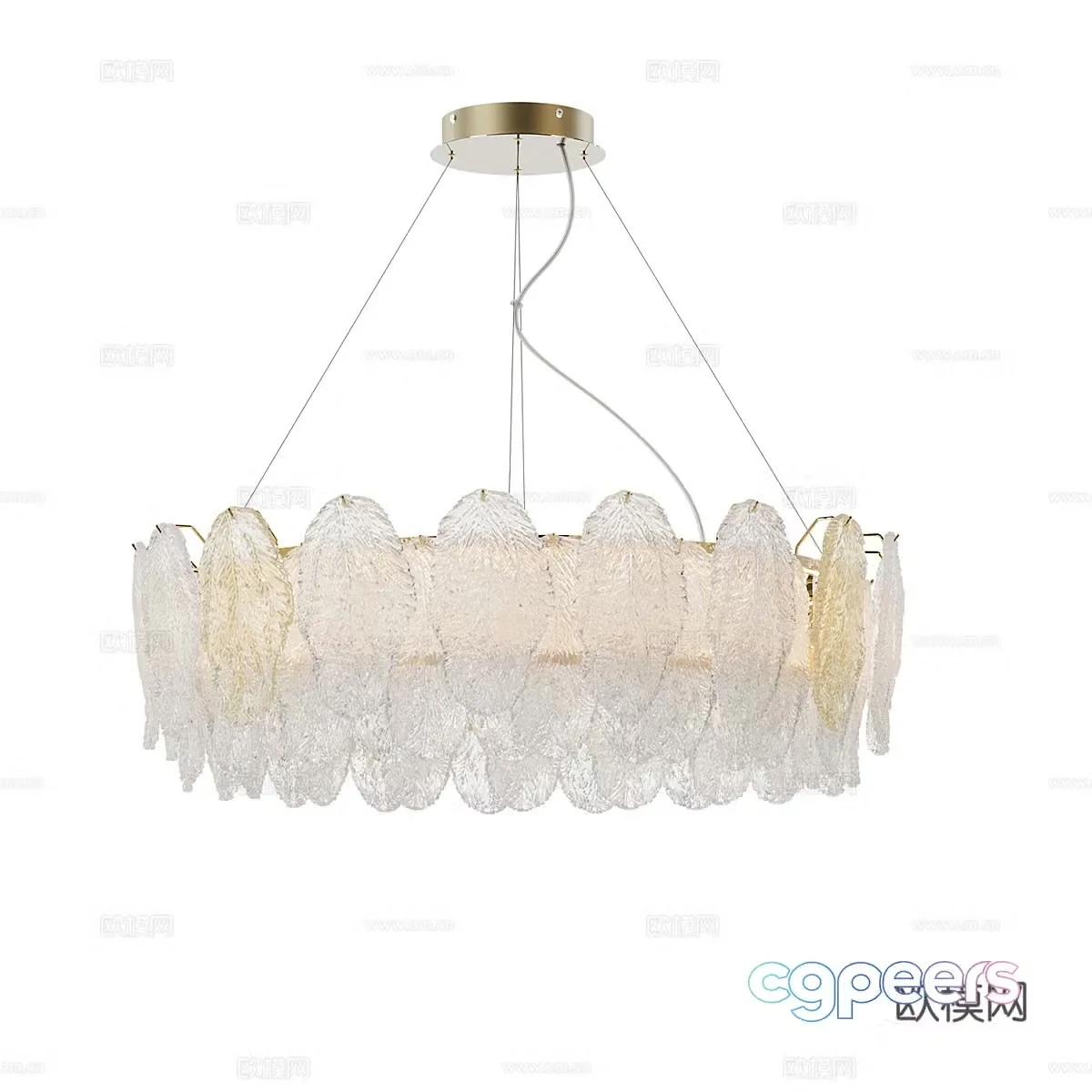 Modern simple chandeliers chandeliers simple chandeliers light luxury chandeliers dining chandeliers living room chandeliers 3D model