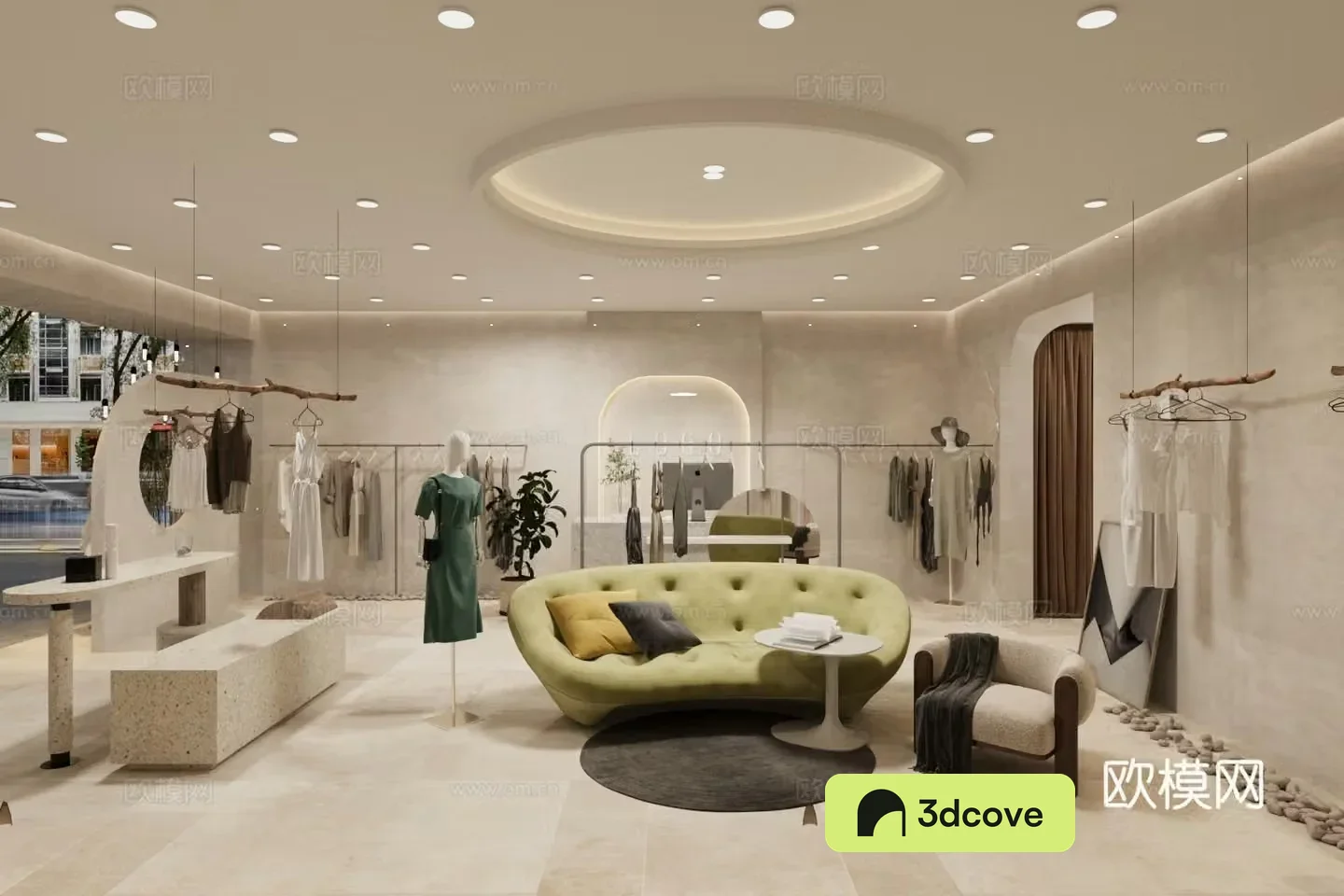 Modern clothing store Women’s clothing store