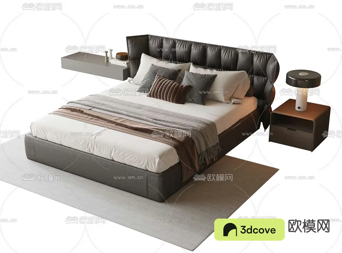 Modern double bed