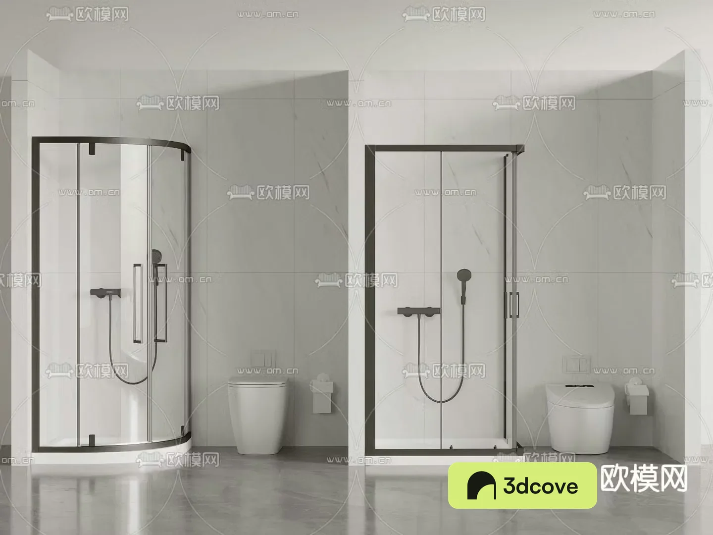 Shower room toilet