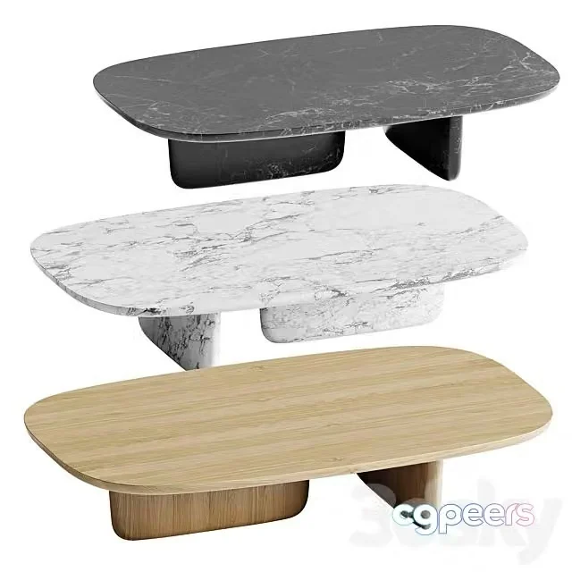 3ds Max Free – B&B Italia Coffee Tables Tobi Ishi
