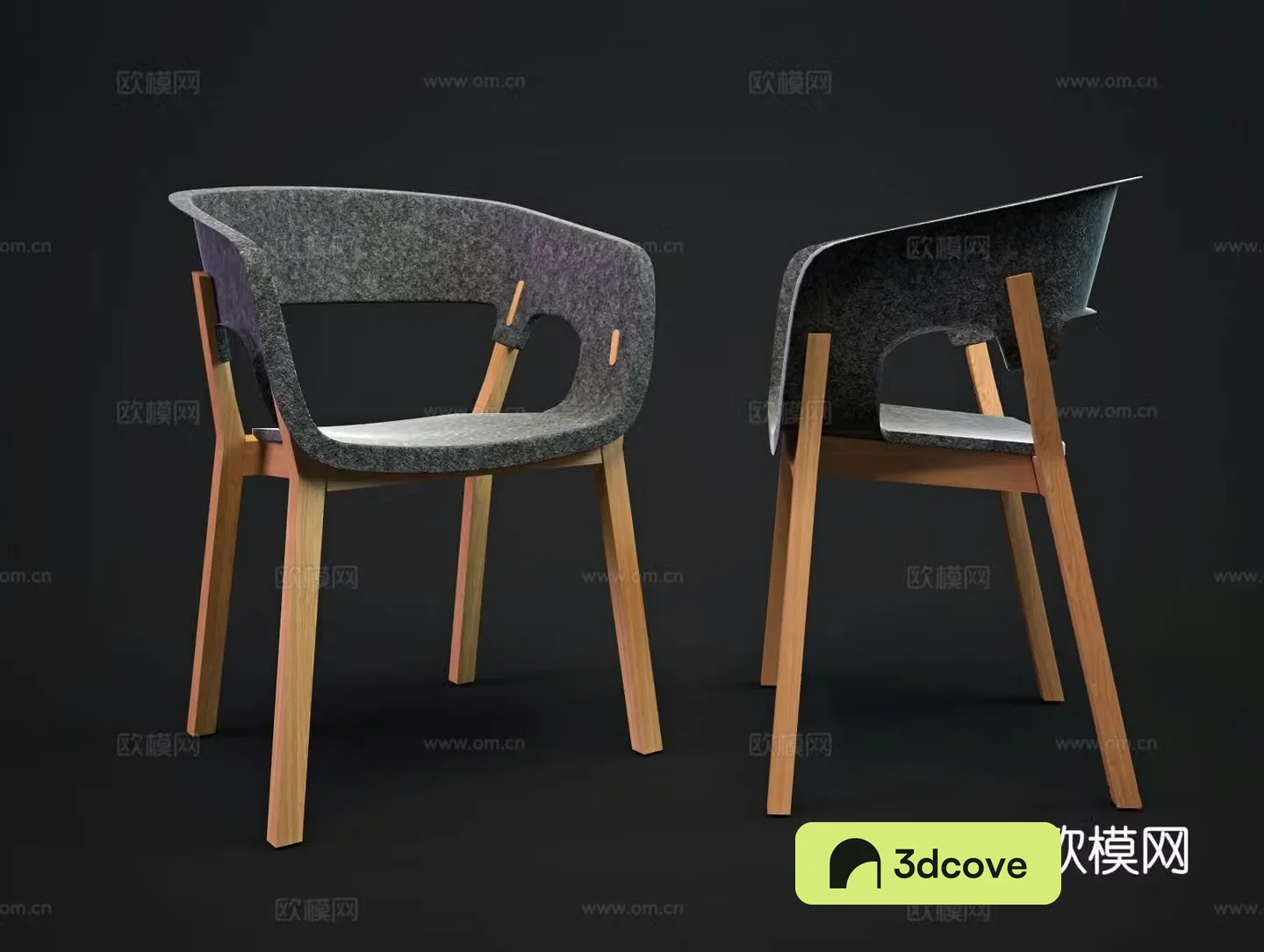 Nordic single chair leisure chair dining chair
