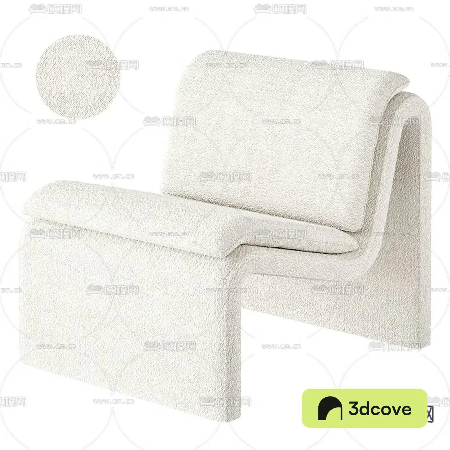 Cream style chair leisure chair