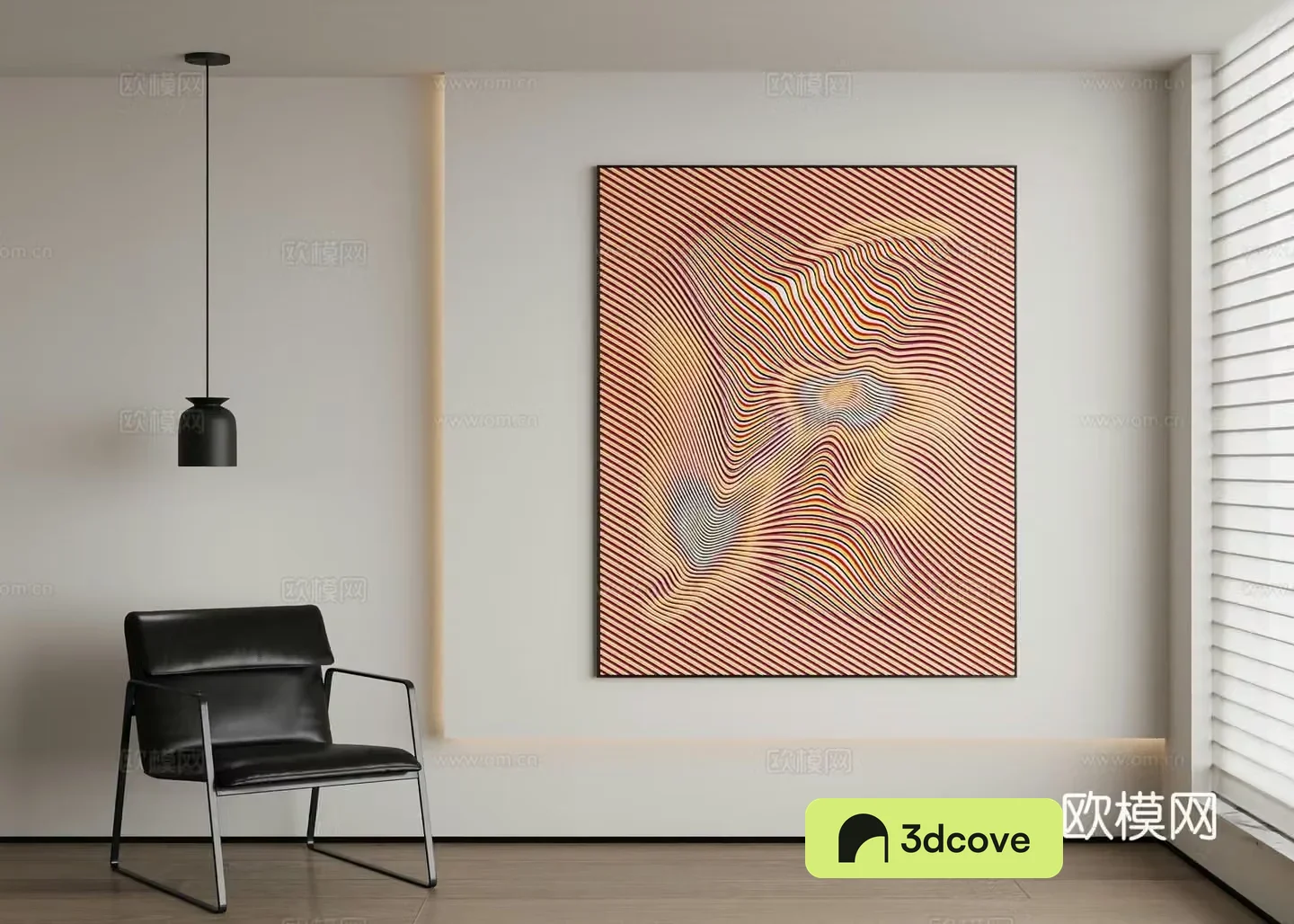 Modern abstract painting decorative painting