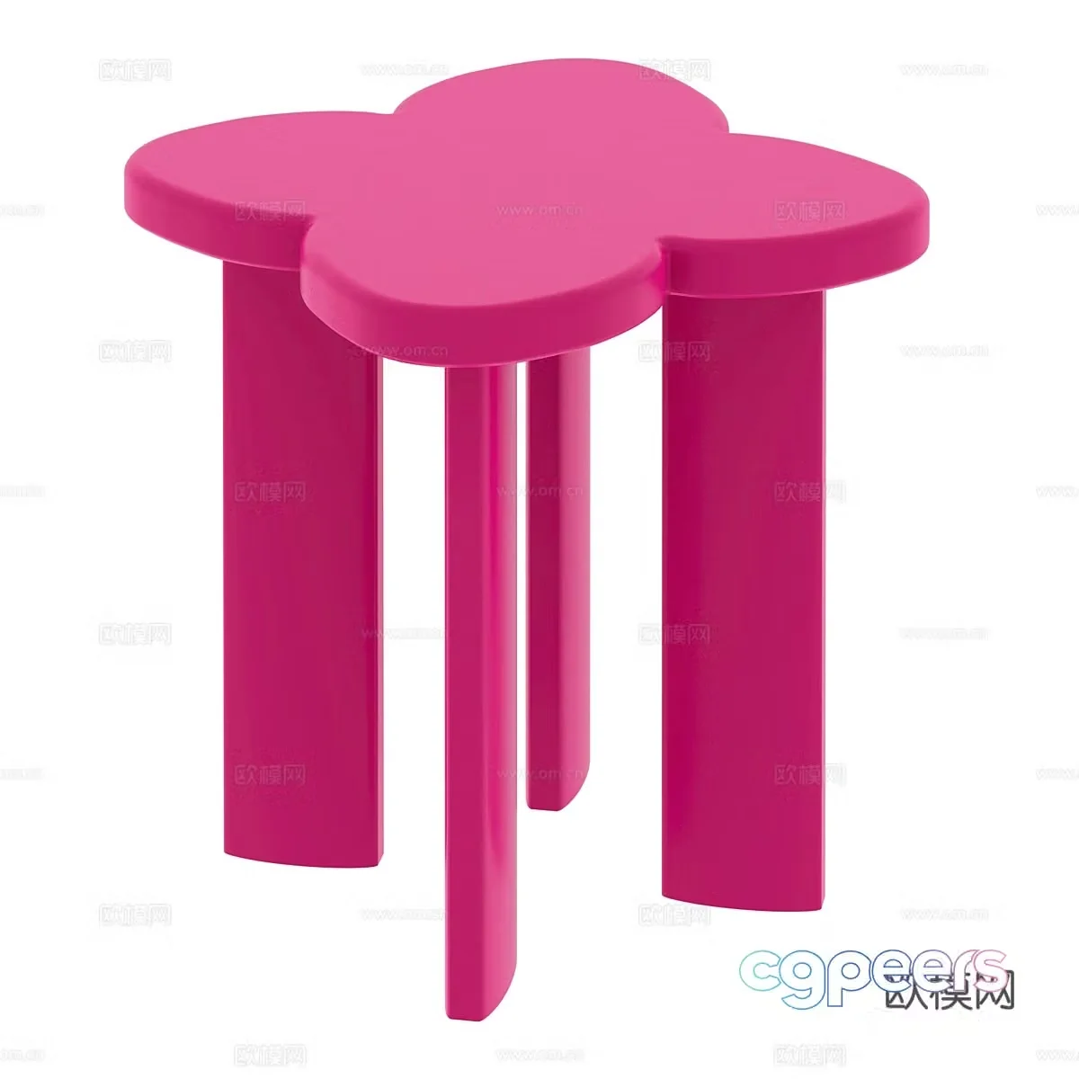 Modern stool 3d model