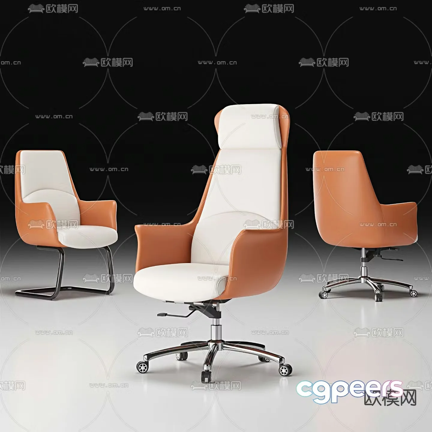 Office chair boss chair staff chair conference chair 3d model