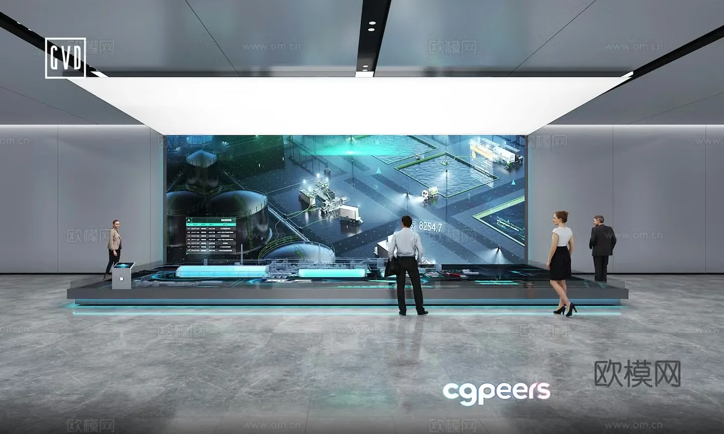 Digital sand table ceiling sand table acrylic sand table interactive sand table electronic sand table modern sand table 3d model