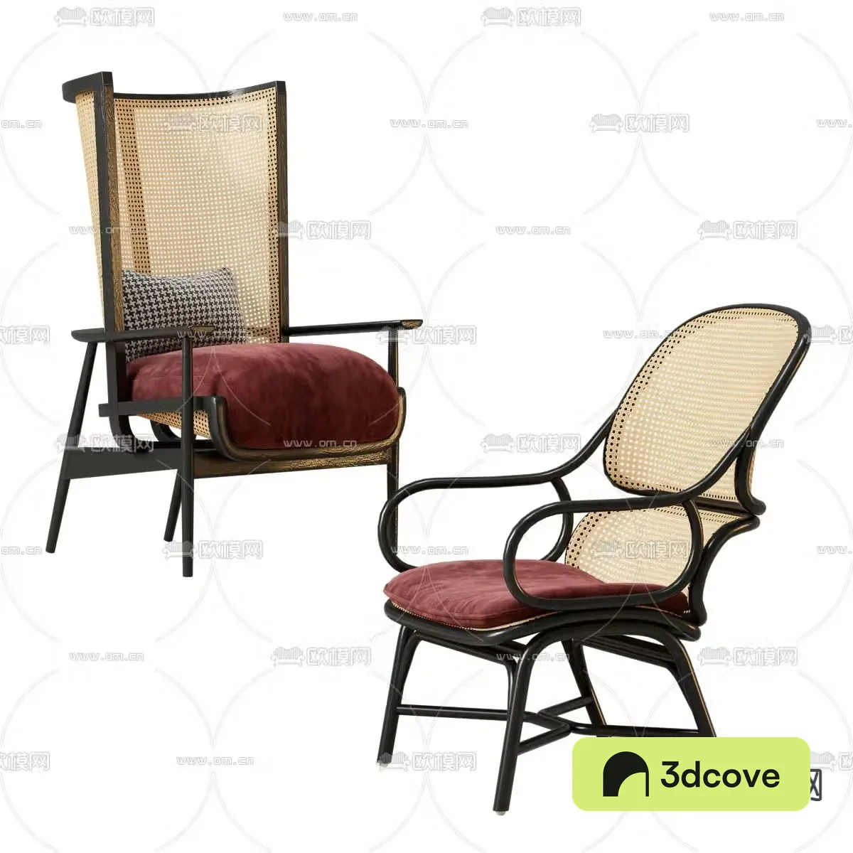 Wabiji rattan chair leisure chair