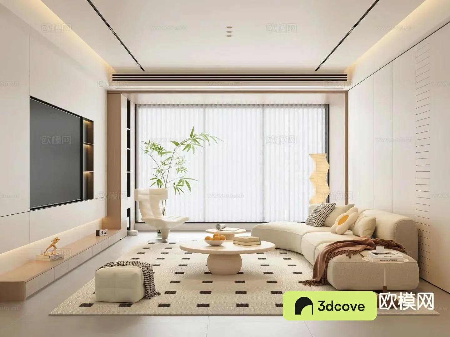 Cream style living room