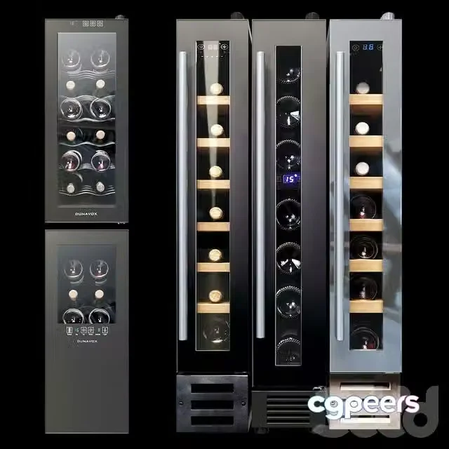 3ds Max Free – Dunavox Wine cabinet 3