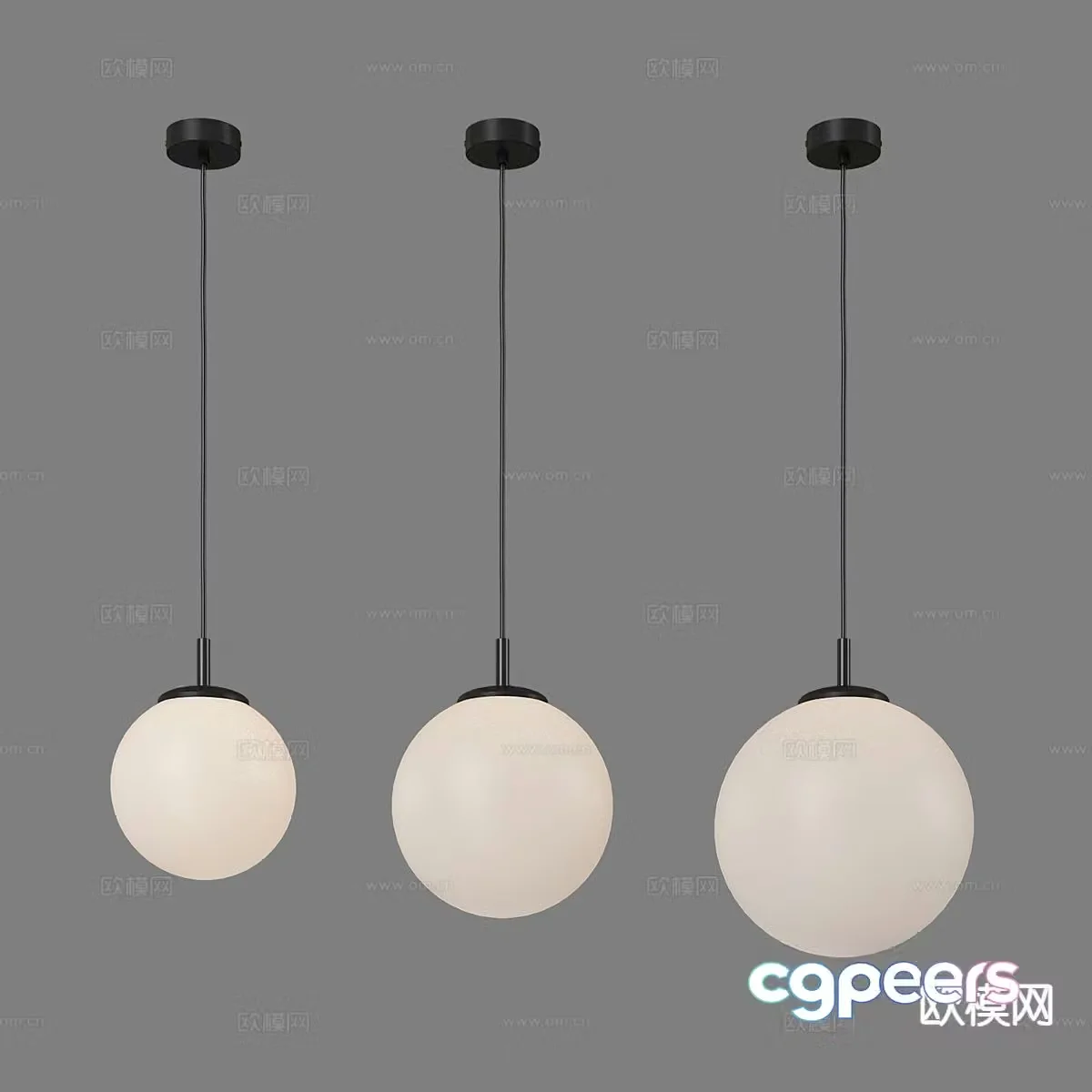 Modern minimalist chandelier dining room chandelier living room chandelier 3d model