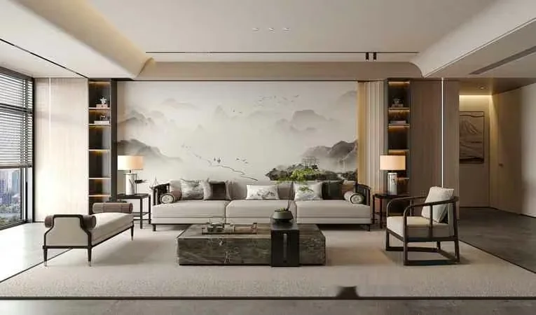 Modern Living Room 3D Model – 15923 – VRAY Render