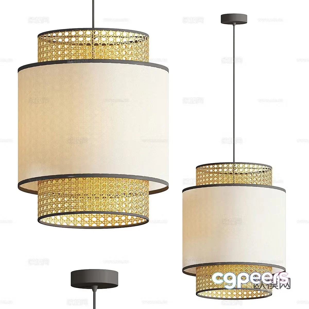 New Chinese Marko Chandelier 3D Model