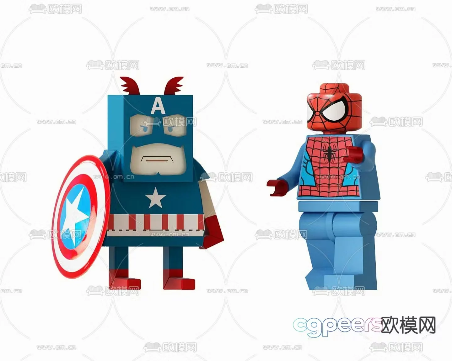 Modern children’s toys 3d model