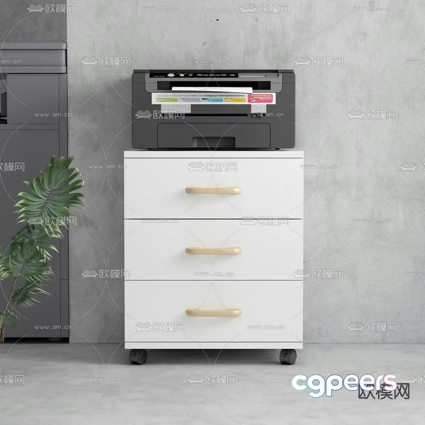 File cabinet file cabinet 3d model