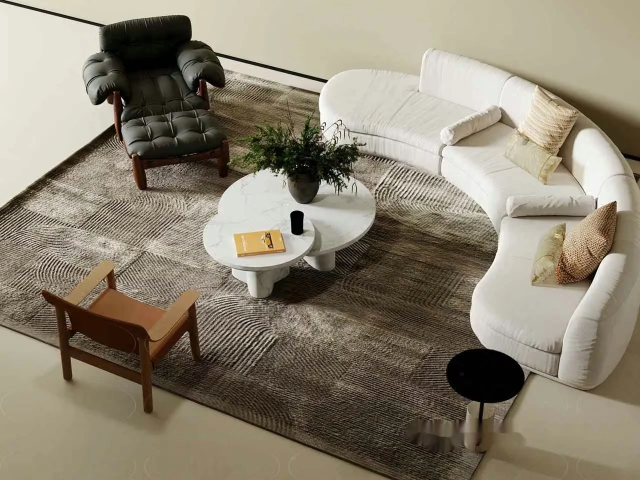Modern Living Room 3D Model – 15820 – CORONA Render