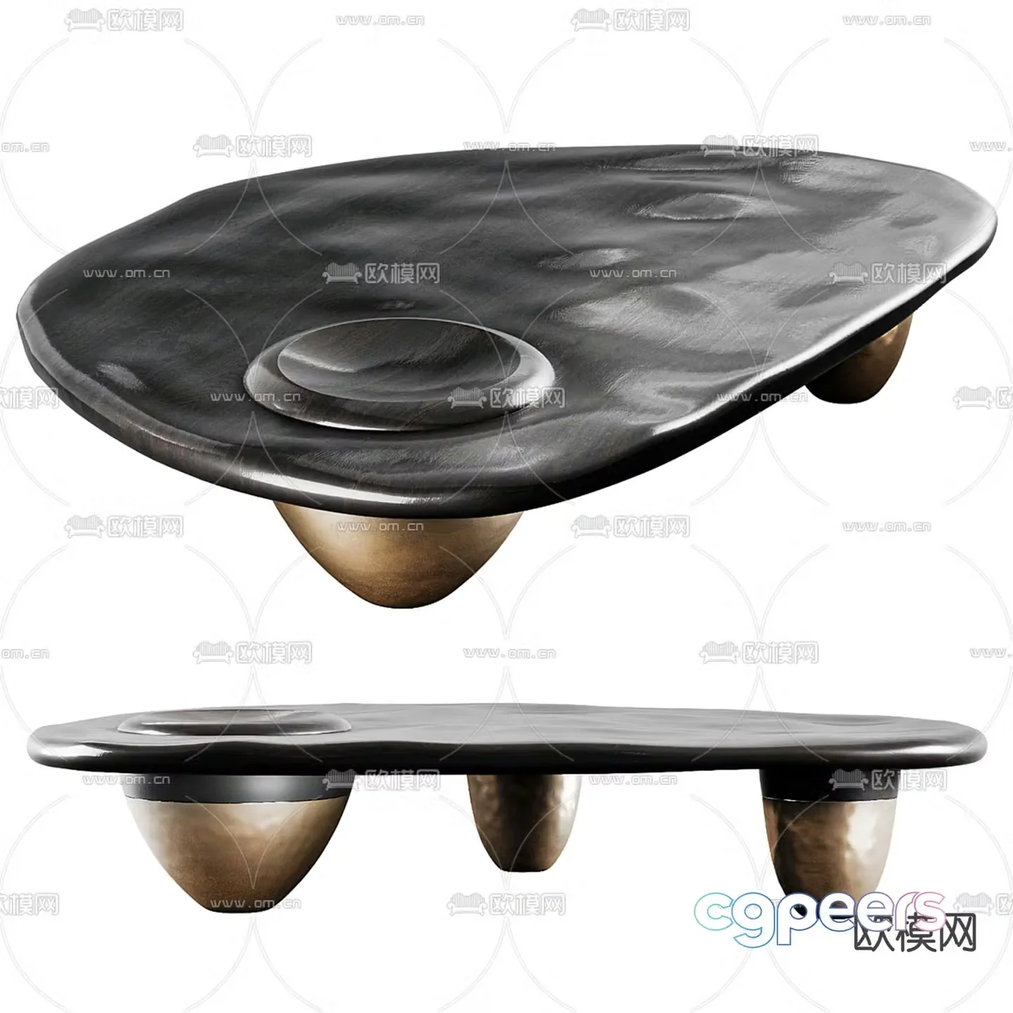 Casey Johnson modern art coffee table 3d model