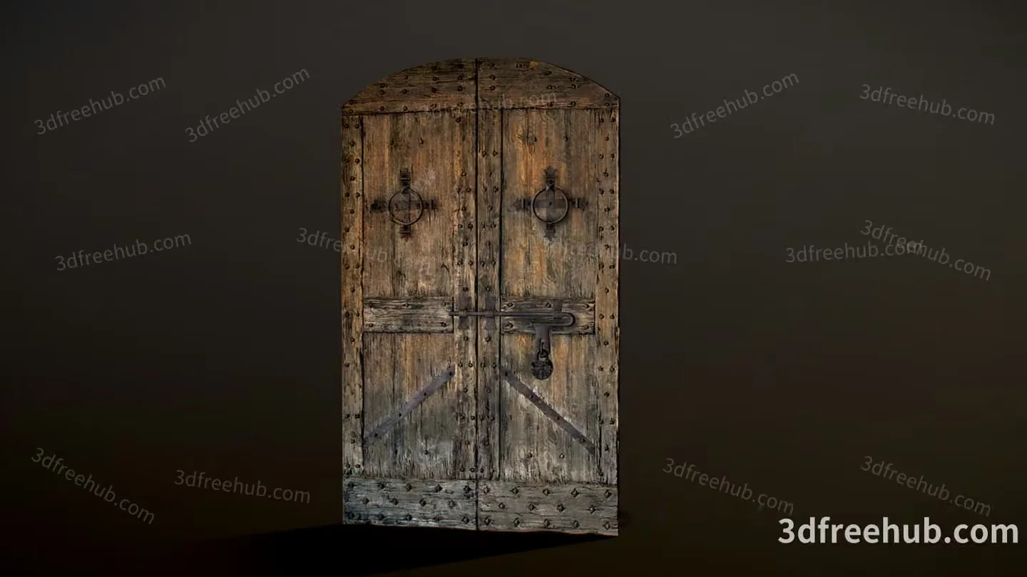 Old Wooden Door 3D Model – 22974 – VRAY Render