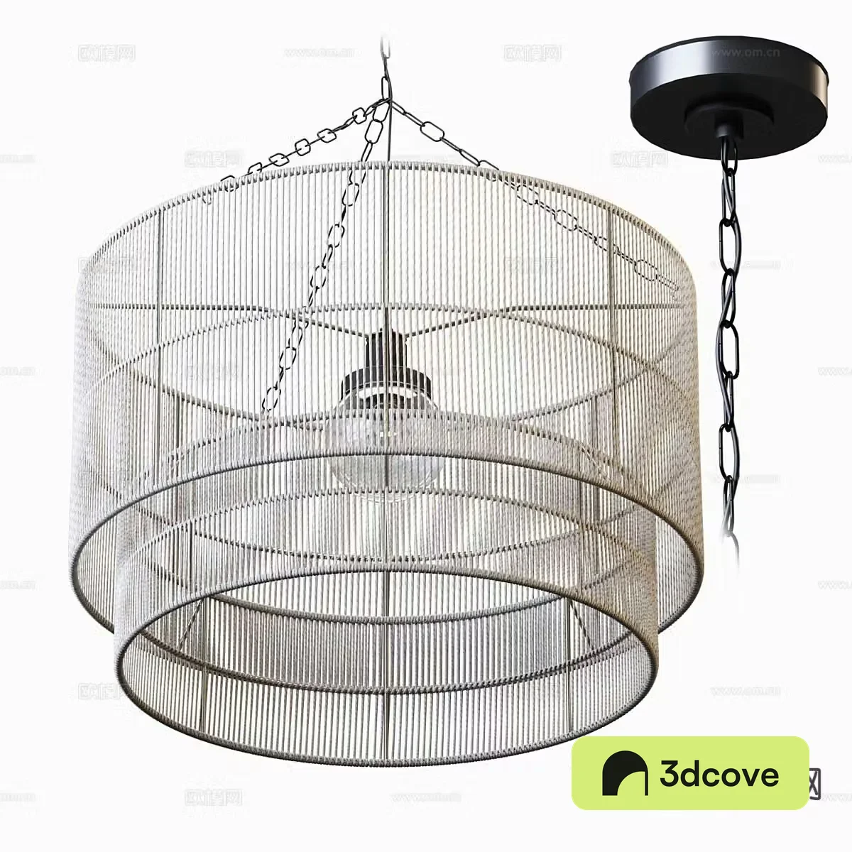 Modern rope chandelier outdoor chandelier