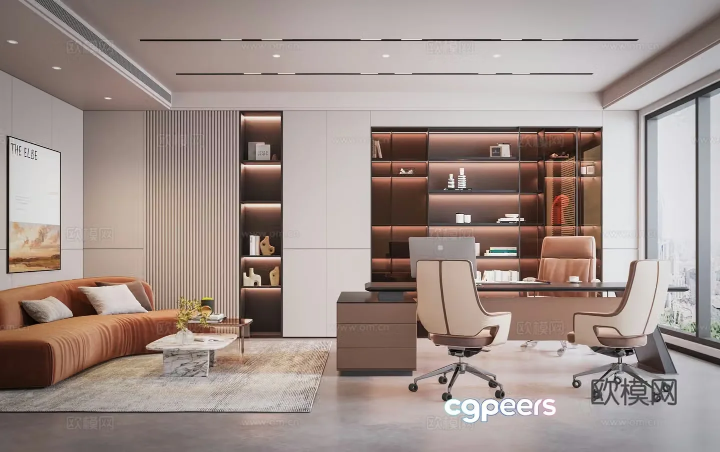 Modern Manager Office 3D model