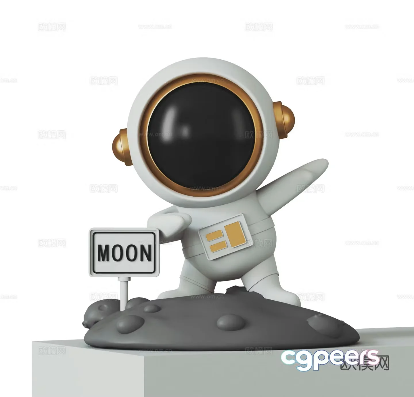Modern doll 3d model