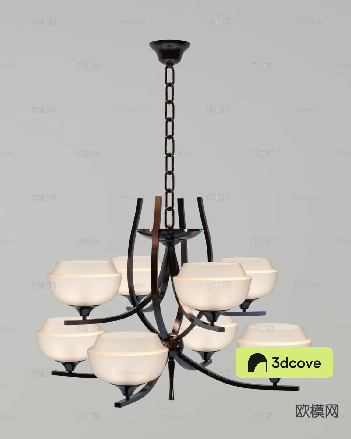 Industrial style chandelier hall chandelier