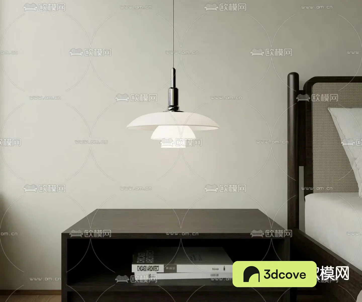 Bedside small chandelier