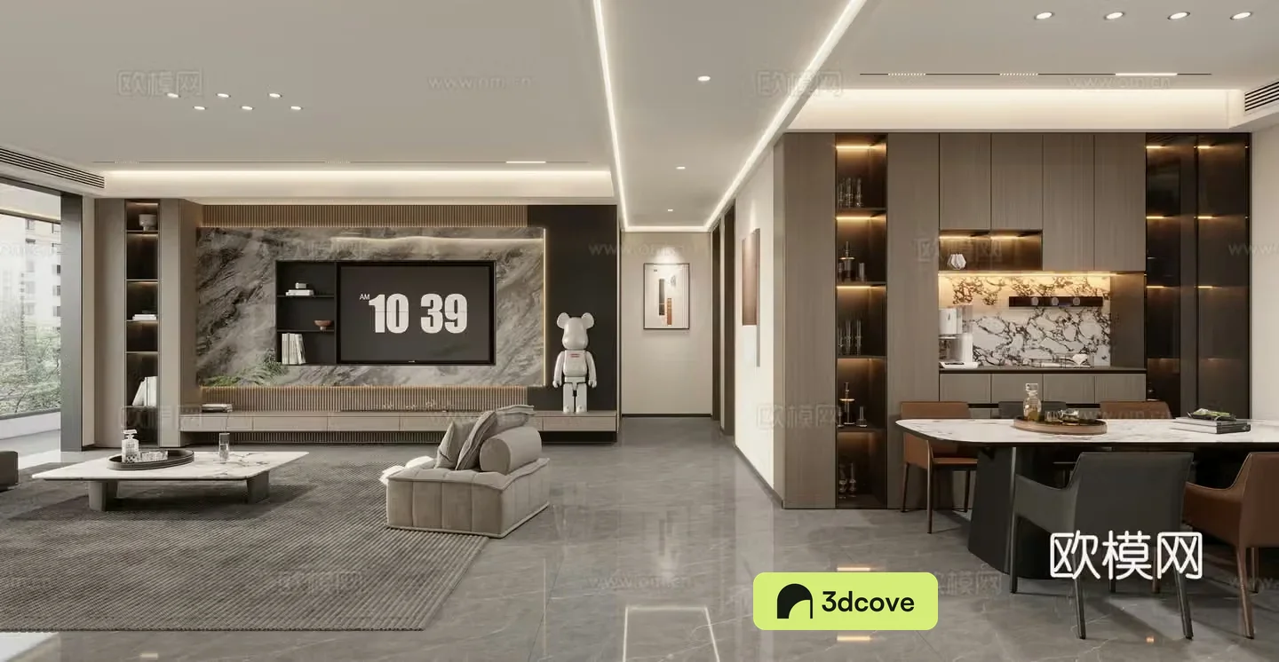 Modern Italian dining room
