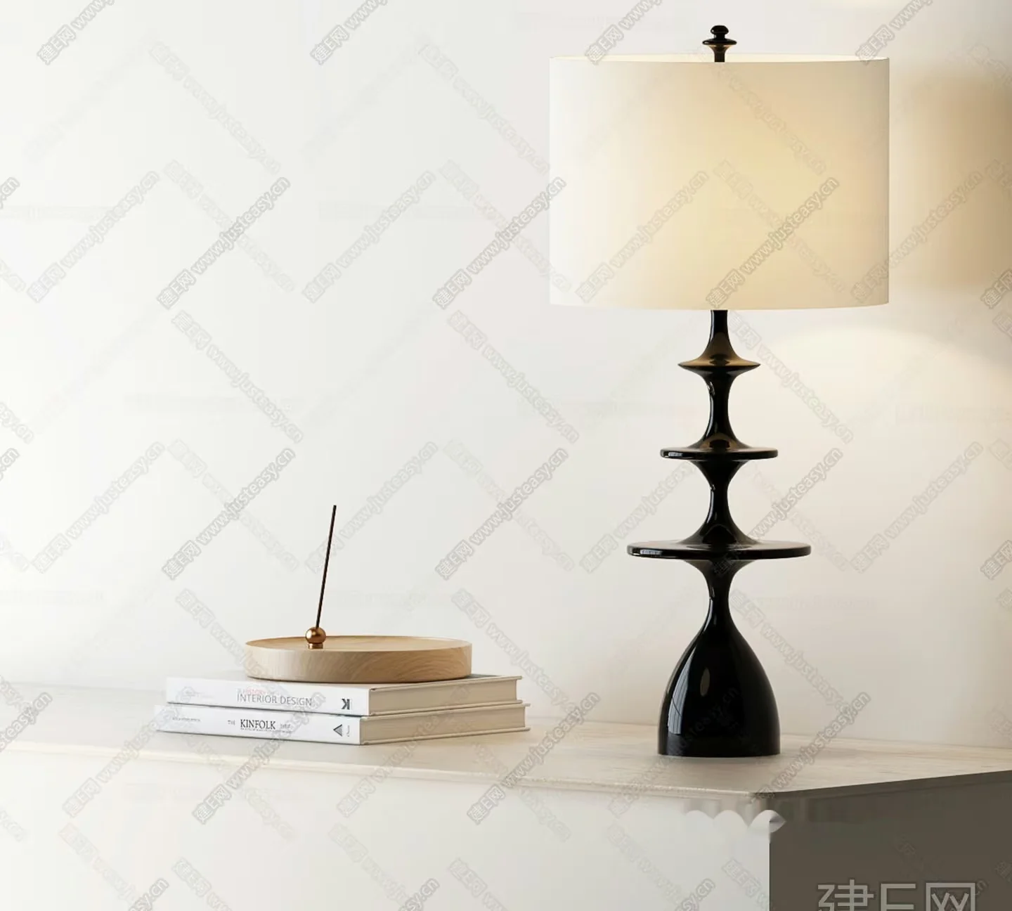Modern Table Lamp 3D Model – 525 – VRAY Render