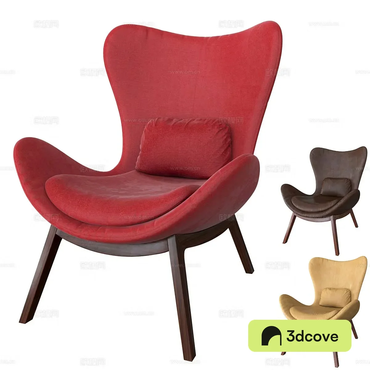 Modern Italian Hethum Armchair