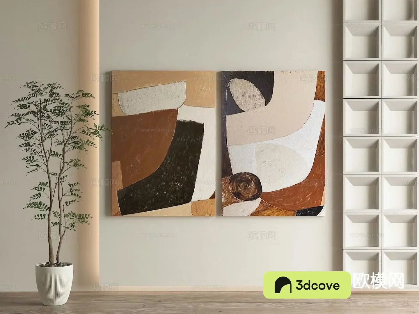 Wabi-sabi art painting texture painting decorative painting