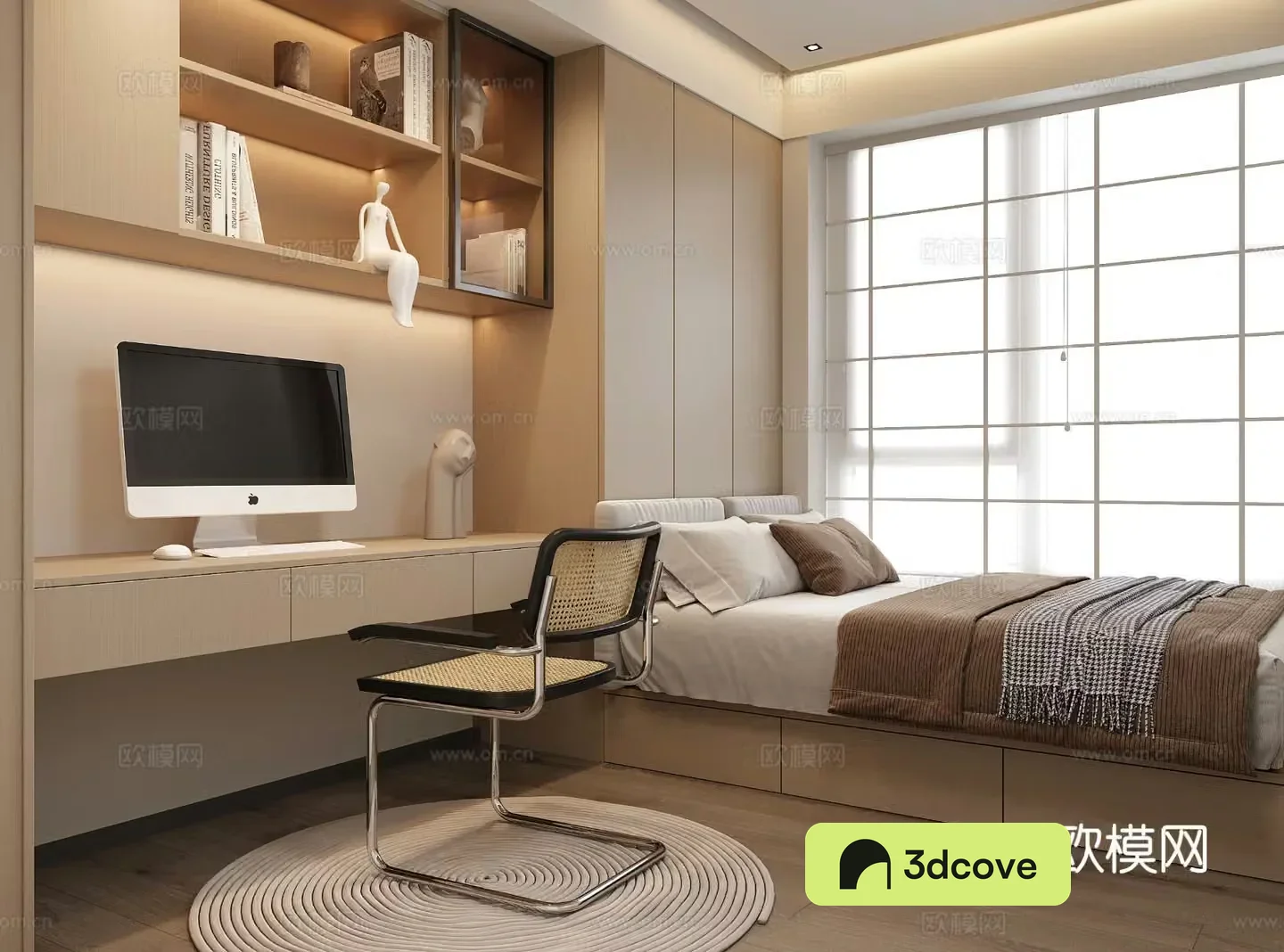 Modern tatami bedroom