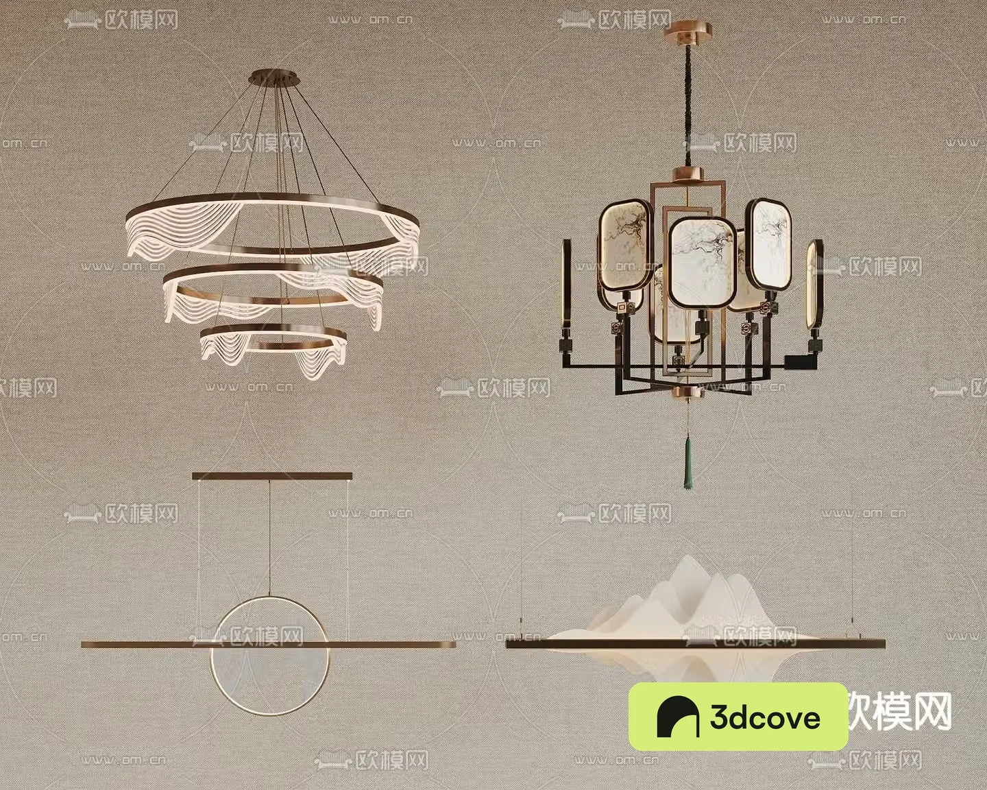 New Chinese style chandelier hall chandelier