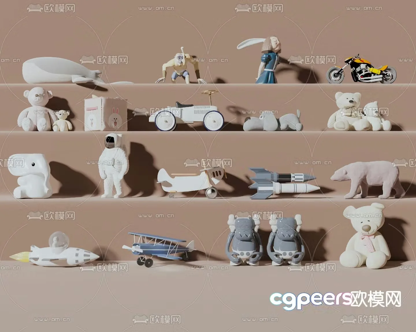 Children’s toys doll 3d model