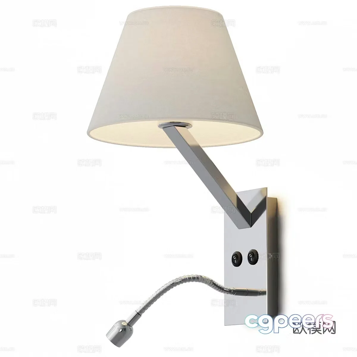 Modern wall lamp 3D model