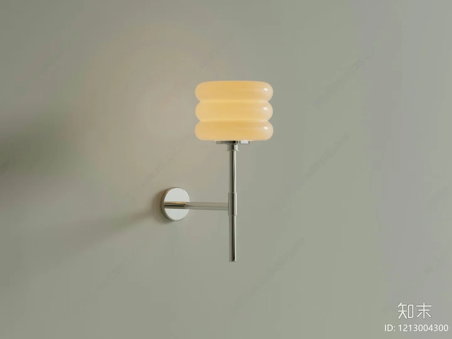 Gold Light Fixture 3D Model – 13884 – VRAY Render