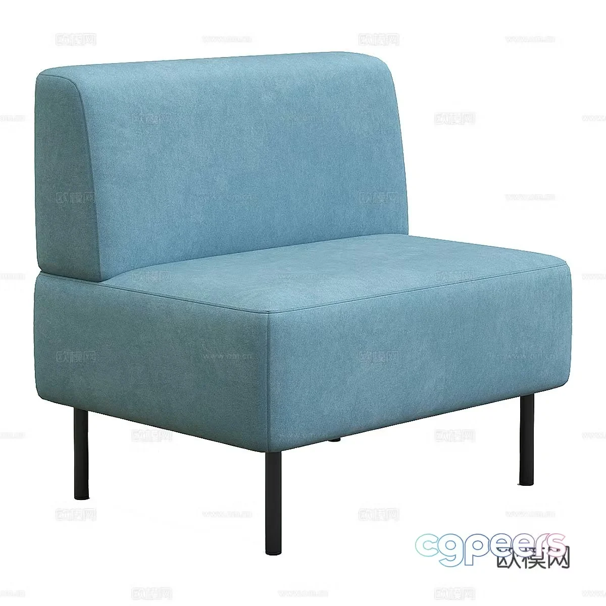 Modern leisure sofa 3d model