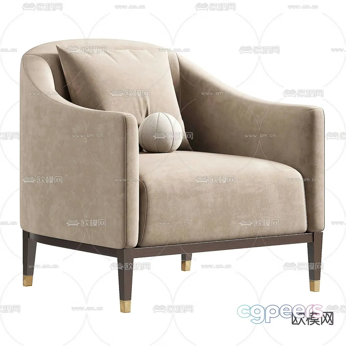 Sofa chair leisure chair 3d model