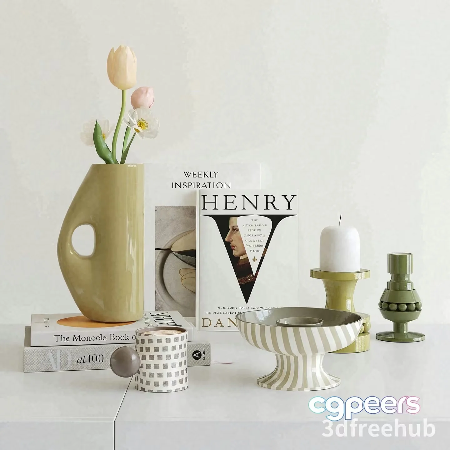 Cozy Home Decor 3D Model – 23339 – VRAY Render