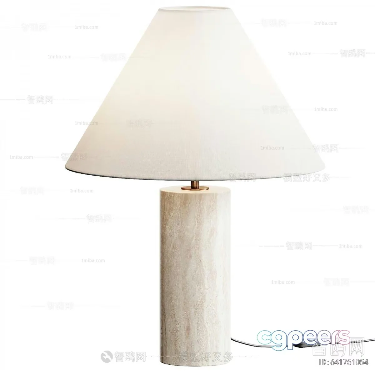 Cozy Table Lamp 3D Model – 8131 – VRAY Render