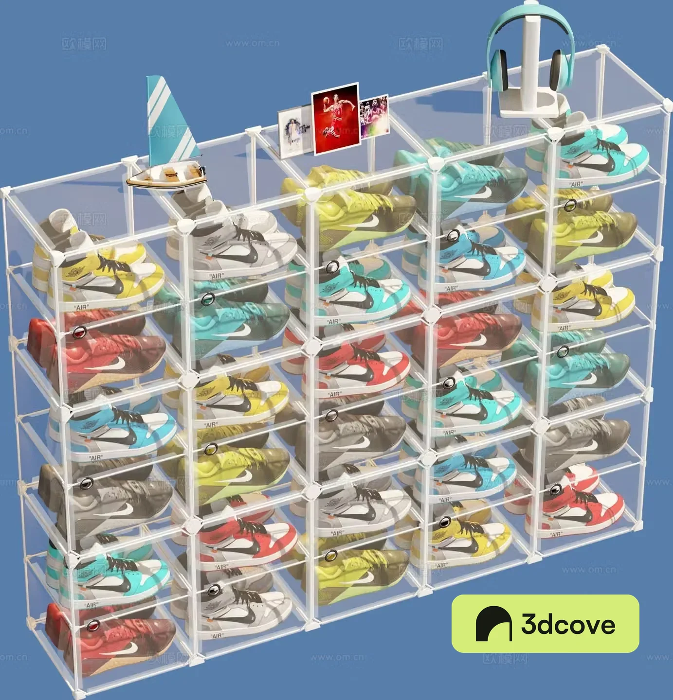 Acrylic shoe rack shoe cabinet